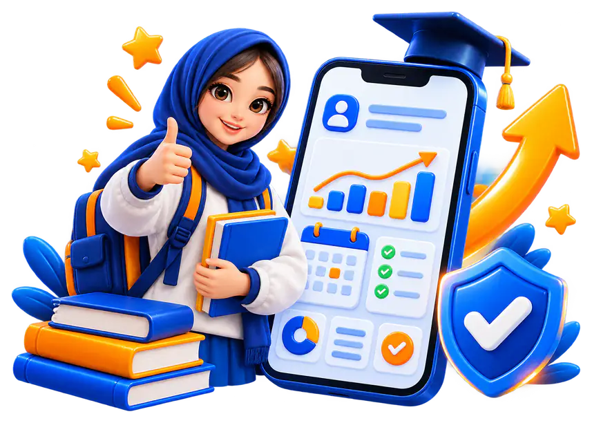 تلميذ يتابع نقطه ونتائجه بثقة عبر مسار متمدرس